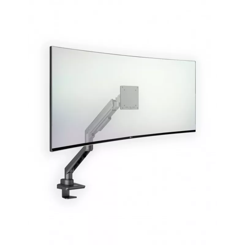Soporte de escritorio EDBAK | DMV01 | Ajuste de altura, inclinación | 19-49 | Capacidad máx. 20 kg | Negro