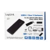 Carcasa para SSD LogiLink UA0314 negra M.2