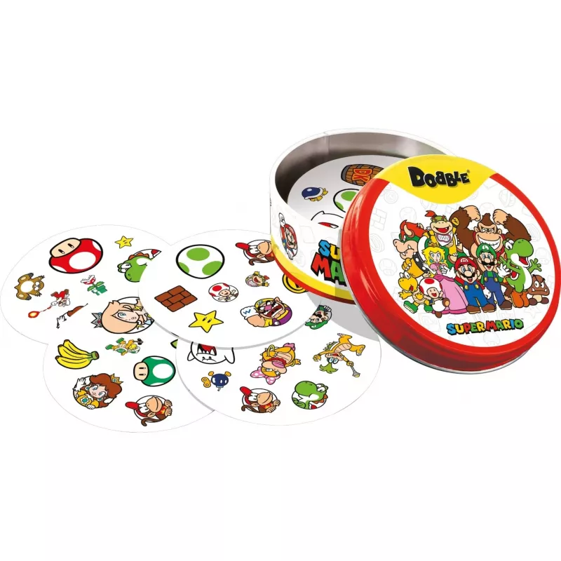 Dobble Super Mario, juego de cartas