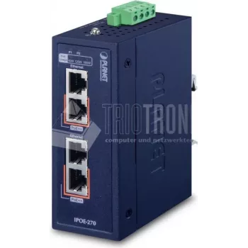 Switch de red PLANET IPOE-270 Power over Ethernet PoE 4 puertos RJ-45
