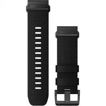 Garmin correa de repuesto QuickFit 26mm nailon negro acero inoxidable (010-13010-00)
