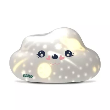 Luz nocturna LED para cama neno COSMO – portátil, silicona, recargable, 3 niveles de brillo, blanca, a pilas