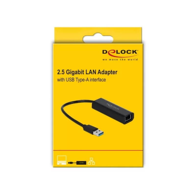 DeLOCK 66299 adaptador USB-A a LAN 2,5 Gigabit