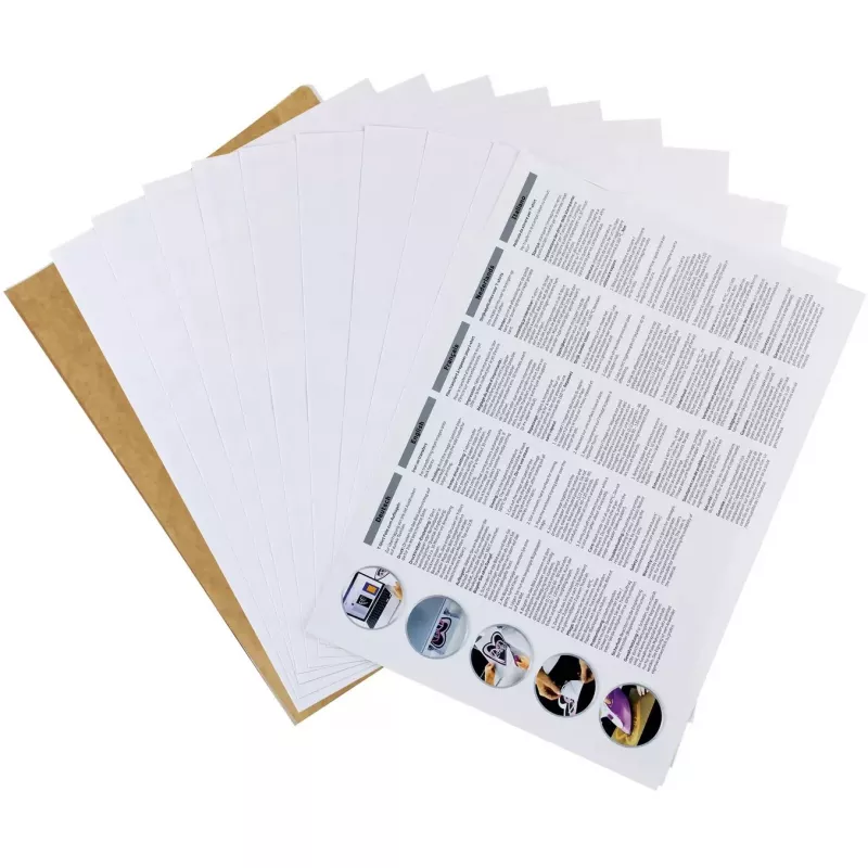 Papel de transferencia para camisetas Herma A4 para textiles oscuros y negros 20 hojas 4527 (4527)