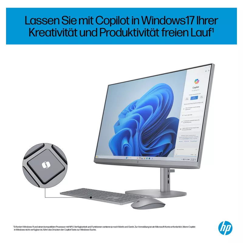 HP OmniStudio X All-in-One 27-cs0077ng (Plata, Windows 11 Home 64-Bit)