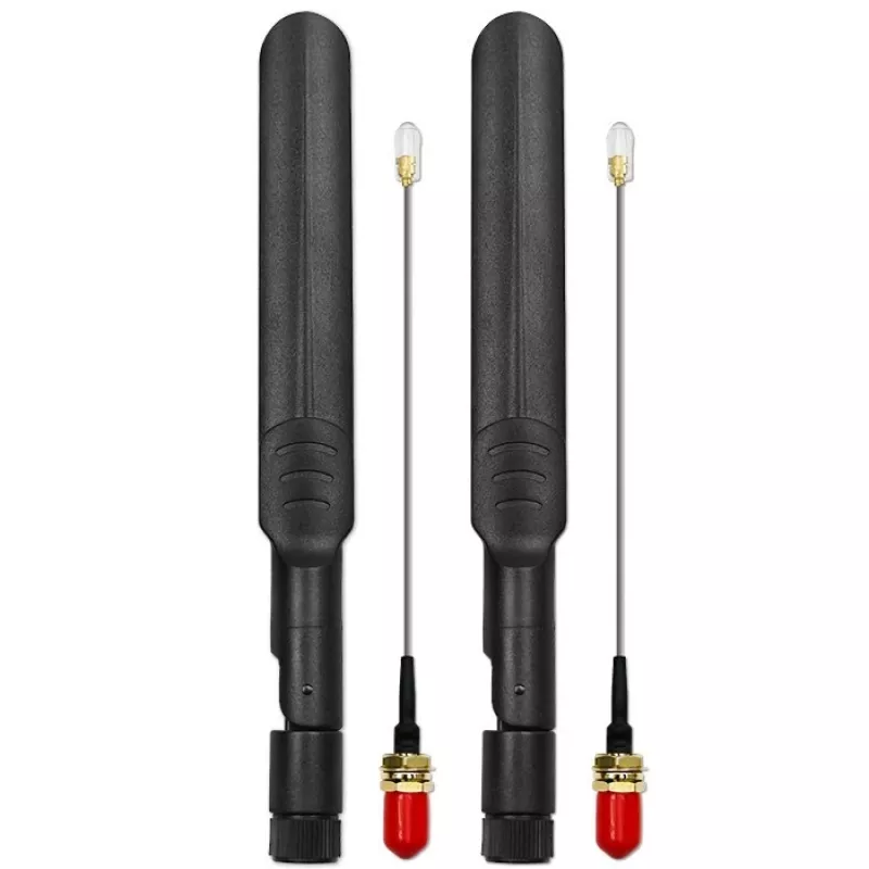 Antena dual exterior 4G LTE QOLTEC 57047 5 dBi omnidireccional