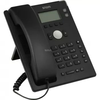 snom D120 - teléfono VoIP - conferencia triple - SIP - 2 cables - negro (4361)