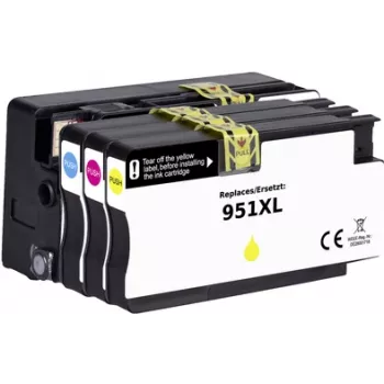 Renkforce pack combinado de tintas compatible sustituto HP 950 XL, 951 XL (C2P43AE) negro, cian, magenta, amarillo RF-5705448 (RF-5705448)