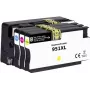 Renkforce pack combinado de tintas compatible sustituto HP 950 XL, 951 XL (C2P43AE) negro, cian, magenta, amarillo RF-5705448 (RF-5705448)