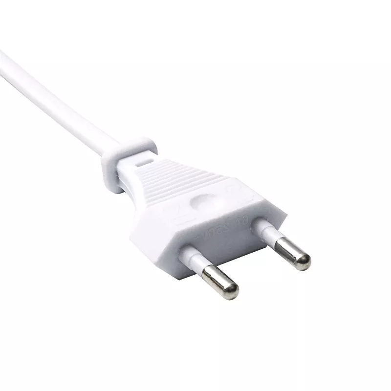 Cable de alimentación Akyga AK-RD-07A CEE 7/16 – IEC C7 (ocho), CCA, 3 m, blanco