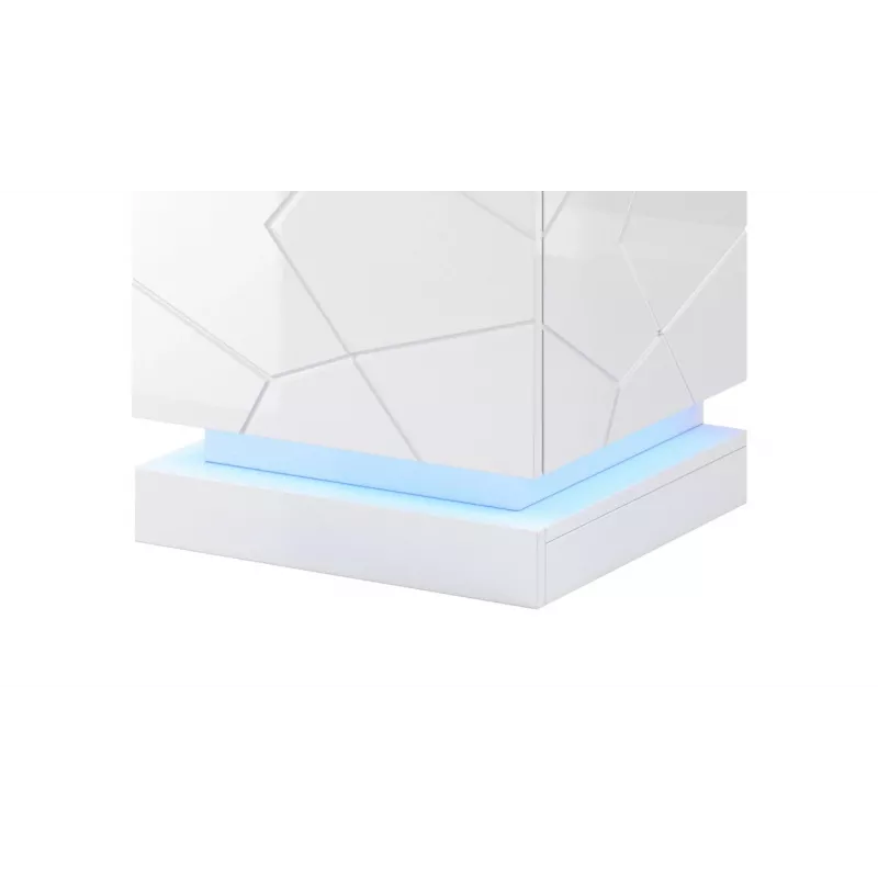 Iluminación de noche Cama Meble QIU, 2 uds., RGB, de superficie, alimentación AC