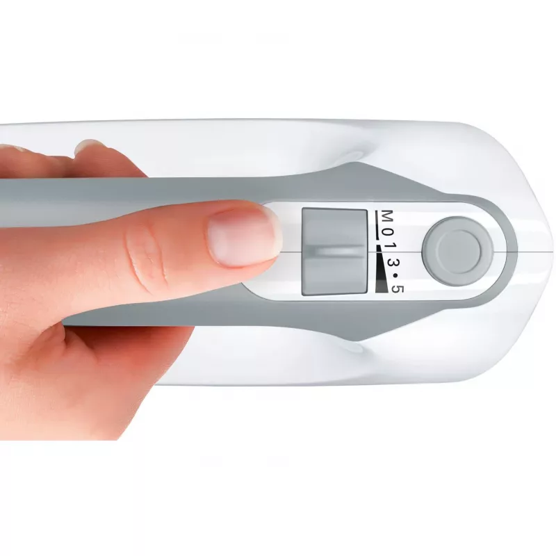 Batidora de mano Bosch MFQ36400 — 450 W, 5 velocidades, turbo, cable de 1,3 m, gris/blanco
