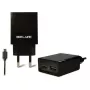 Cargador de viaje Beline Beli0011 — 2 puertos USB, cable microUSB, salida 2A, negro