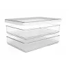 ROTHO Rondo Loft – recipiente de almacenamiento de alimentos – 2 x 0,85 l