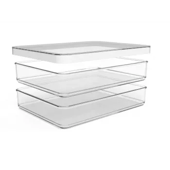 ROTHO Rondo Loft – recipiente de almacenamiento de alimentos – 2 x 0,85 l