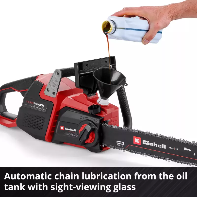 Motosierra a batería EINHELL GP-LC 36/40 Li BL-Solo 36V (2x18V) rojo/negro — sin batería ni cargador