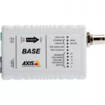 AXIS T8640 Ethernet Over Coax Adaptor PoE+ - convertidor de medios - Ethernet, Fast Ethernet - 10Base-T, 100Base-TX - RJ-45 / BNC (pack de 2) - para AXIS P1346, P1346-E, P5534, P5534-