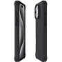 Mobilis Spectrum_R - funda trasera para teléfono móvil - duradera - antimicrobiana, 100 % reciclada - Impacthane - negra - para Apple iPhone 16 Pro (066072)