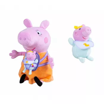 Pipsa Possu Peluche Äiti Possu ja Evie, 33 cm peluche suave