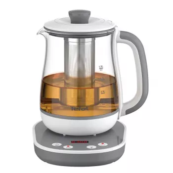 Hervidor de té Tefal BJ551B10 1,5 L 1430 W gris, blanco