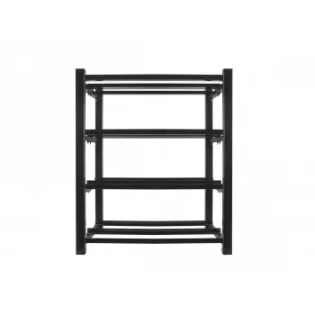 Bastidor de baterías para SAI 830x454 2 filas 4 niveles 8 compartimentos negro embalaje plano