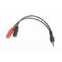 Cable de audio 3,5MM 4-PIN a/3,5MM S+MIC CCA-417 GEMBIRD