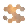 Nanoleaf | Elements Wood Look Hexagons Starter Kit (13 paneles) | Blanco frío + Blanco cálido