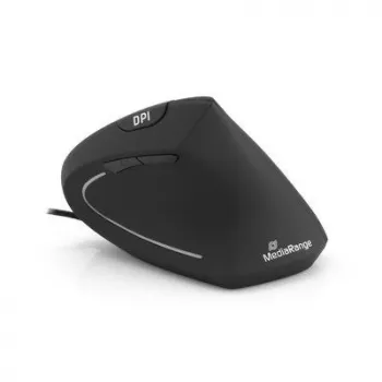 Ratón MediaRange MROS230 USB Type-A Óptico 2400 DPI