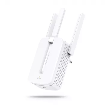 Repetidor WiFi N Mercusys 300Mbps Extensor de red WiFi Amplificador inalámbrico MW300RE (N300, 2 antenas externas)