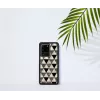 Funda protectora iKins para Samsung Galaxy S20 Ultra — estampado de pirámides, negro