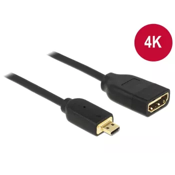 Cable HDMI DeLOCK 0,2 m HDMI-A/HDMI Micro-D
