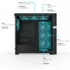VK02 Lite, Caja torre negra, cristal templado