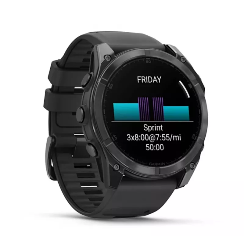 Smartwatch GARMIN Fenix 8 — 51 mm carcasa de titanio, AMOLED 1,4