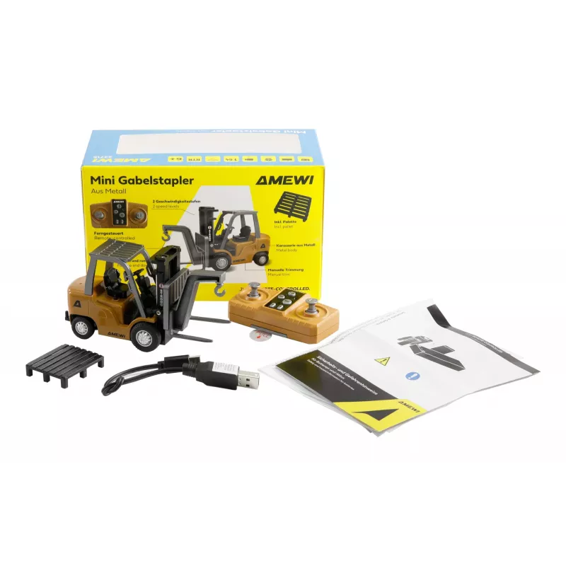 Amewi carretilla elevadora modelo Mini 1:64 RTR con batería LiPo 200mAh