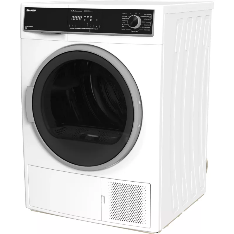Sharp KD-HHH8S8GW3-DE secadora de ropa independiente carga frontal 8 kg blanco