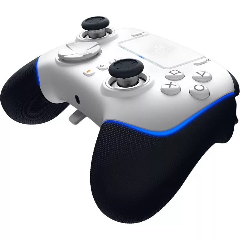 Razer Wolverine V2 Pro - Gamepad - PC - PlayStation 5 - D-Pad - botón de menú - analógico / digital - con cable e inalámbrico - Blanco