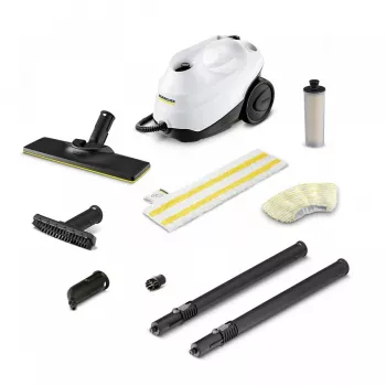 Limpiador a vapor Kärcher SC 3 EasyFix — 1900 W, depósito de 1 L, 3,5 bar, manguera de 2,2 m