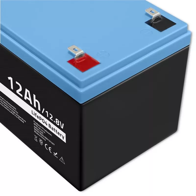 Batería LiFePO4 Litio Hierro Fosfato Qoltec 12,8 V 12 Ah 153,6 Wh con BMS