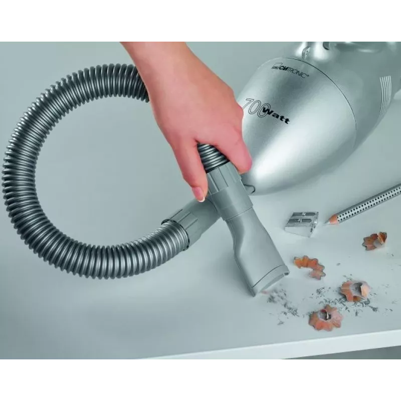 Aspirador de mano Clatronic HS 2631 gris con bolsa