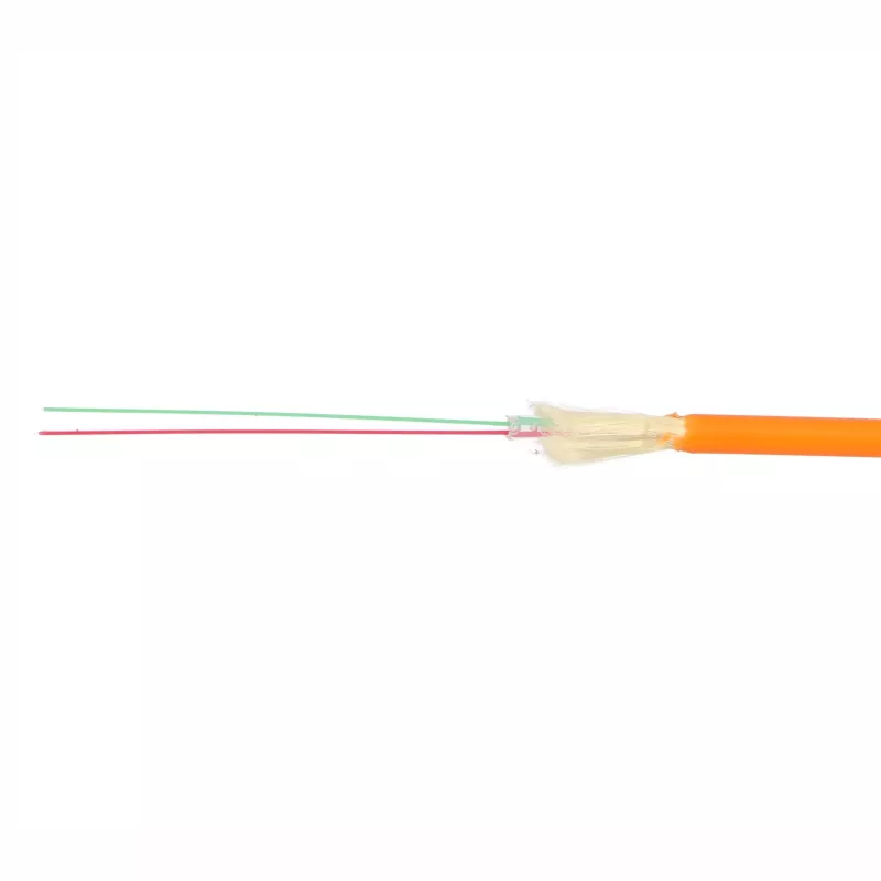 Cable de fibra óptica Fiberhome microcable 2,5 mm, 2 hilos (2FO), G.657A1, bobina de 2 km