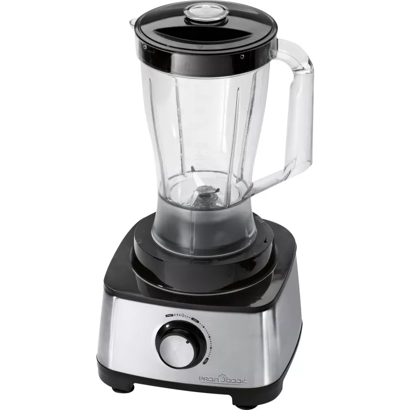 Robot de cocina ProfiCook PC-KM 1063 1200 W 1,75 L negro, acero inoxidable