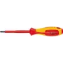 Destornillador Torx VDE Knipex Talla T 10 Longitud de hoja: 60 mm DIN EN 60900 (98 26 10)