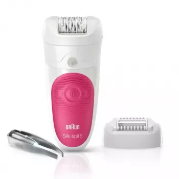 Depiladora Braun Silk-epil 5 5-500 SensoSmart, rosa/blanca