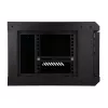 EXTRALINK LITE 4U 530X400 armario rack de pared negro con bandeja