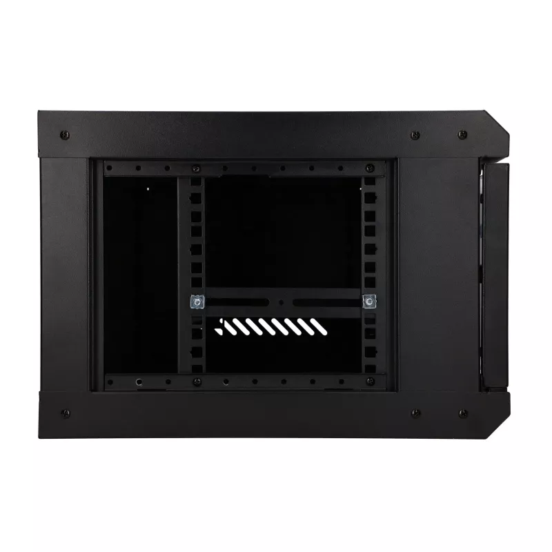 EXTRALINK LITE 4U 530X400 armario rack de pared negro con bandeja