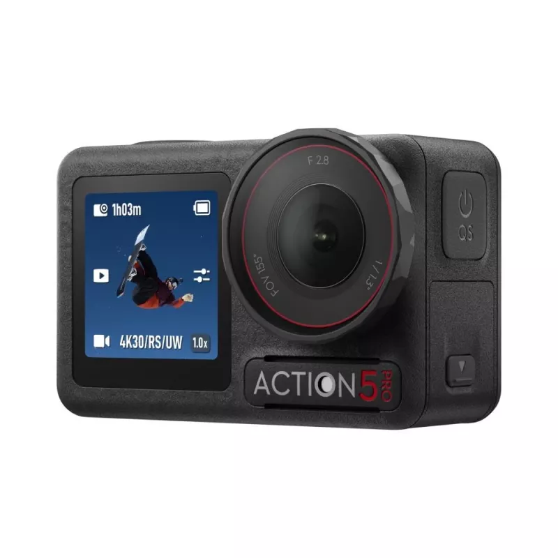 DJI Osmo Action 5 Pro Standard Combo cámara de acción, 40 MP, 4K Ultra HD 120 fps, sensor CMOS de 1/1,3", resistente al agua a 20 m, negra