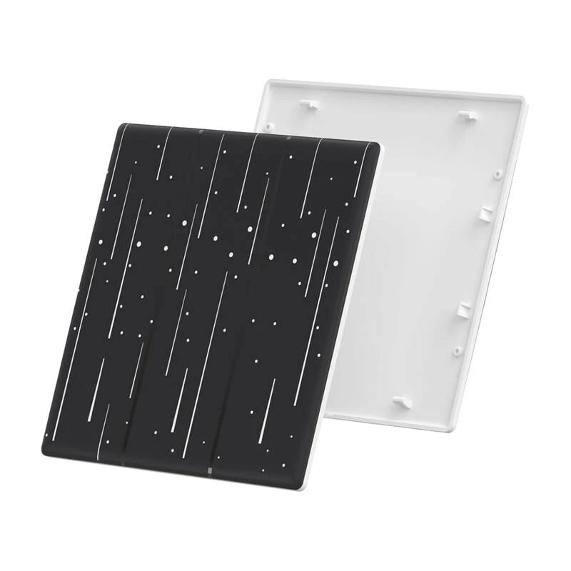 Cubierta decorativa para interruptor táctil Sonoff T5-3C-86 — estampado de estrellas, placa de pared