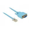 Cable serie DeLOCK 63341 azul 1 m DB-9