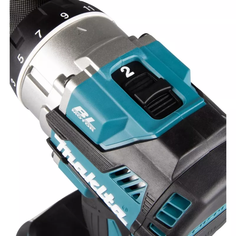 Makita DDF489RTJ Atornillador/atornillador de impacto a batería 1800 rpm Negro, Azul, Acero