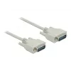 Cable serie DeLOCK 85975 beige 1m Sub-D15